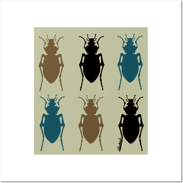 Beetles Wall Art by vBookvah